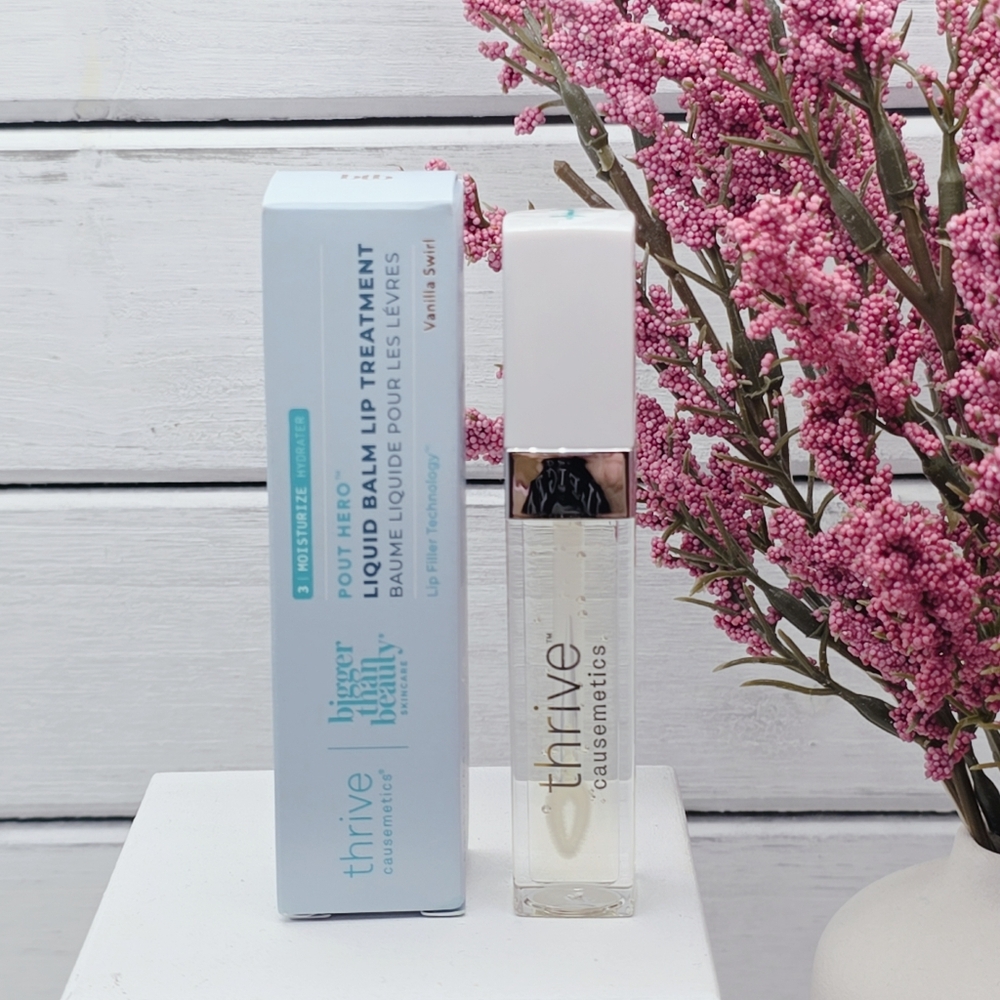 Thrive Causemetics Liquid Balm Lip Treatment Vanilla Swirl